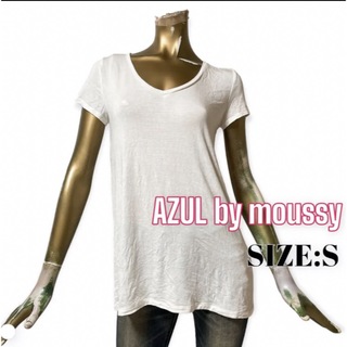 アズールバイマウジー(AZUL by moussy)のAZUL無地Tシャツ(Tシャツ(半袖/袖なし))