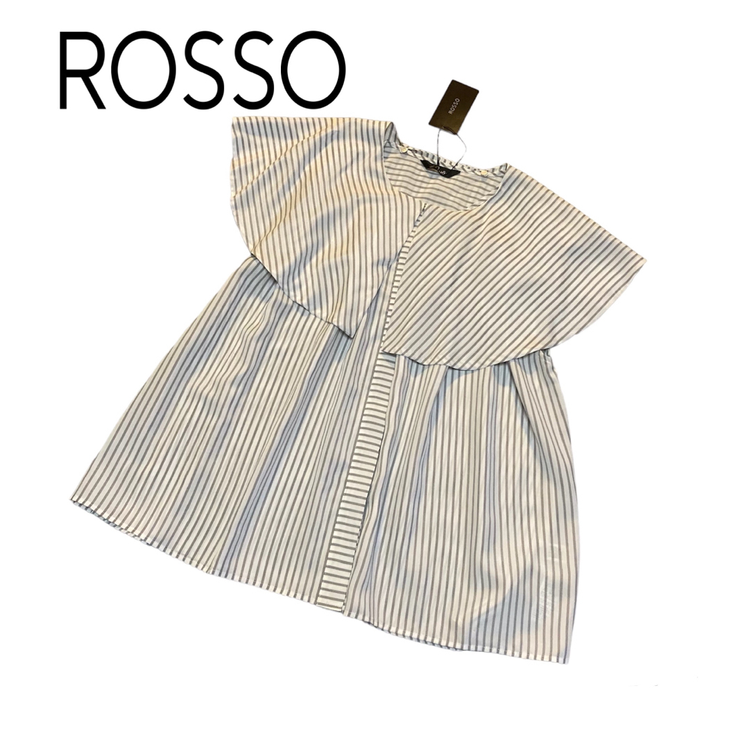 URBAN RESEARCH ROSSO(アーバンリサーチロッソ)のまい様専用.*･ﾟ【新品】ROSSO 2WAYフレンチスリーブブラウス  レディースのトップス(シャツ/ブラウス(半袖/袖なし))の商品写真