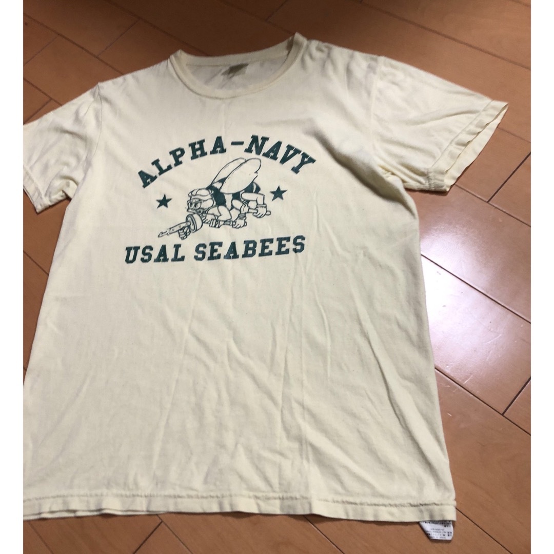 alpha(アルファ)のアルファUSA製イエロビンテージT メンズのトップス(Tシャツ/カットソー(半袖/袖なし))の商品写真