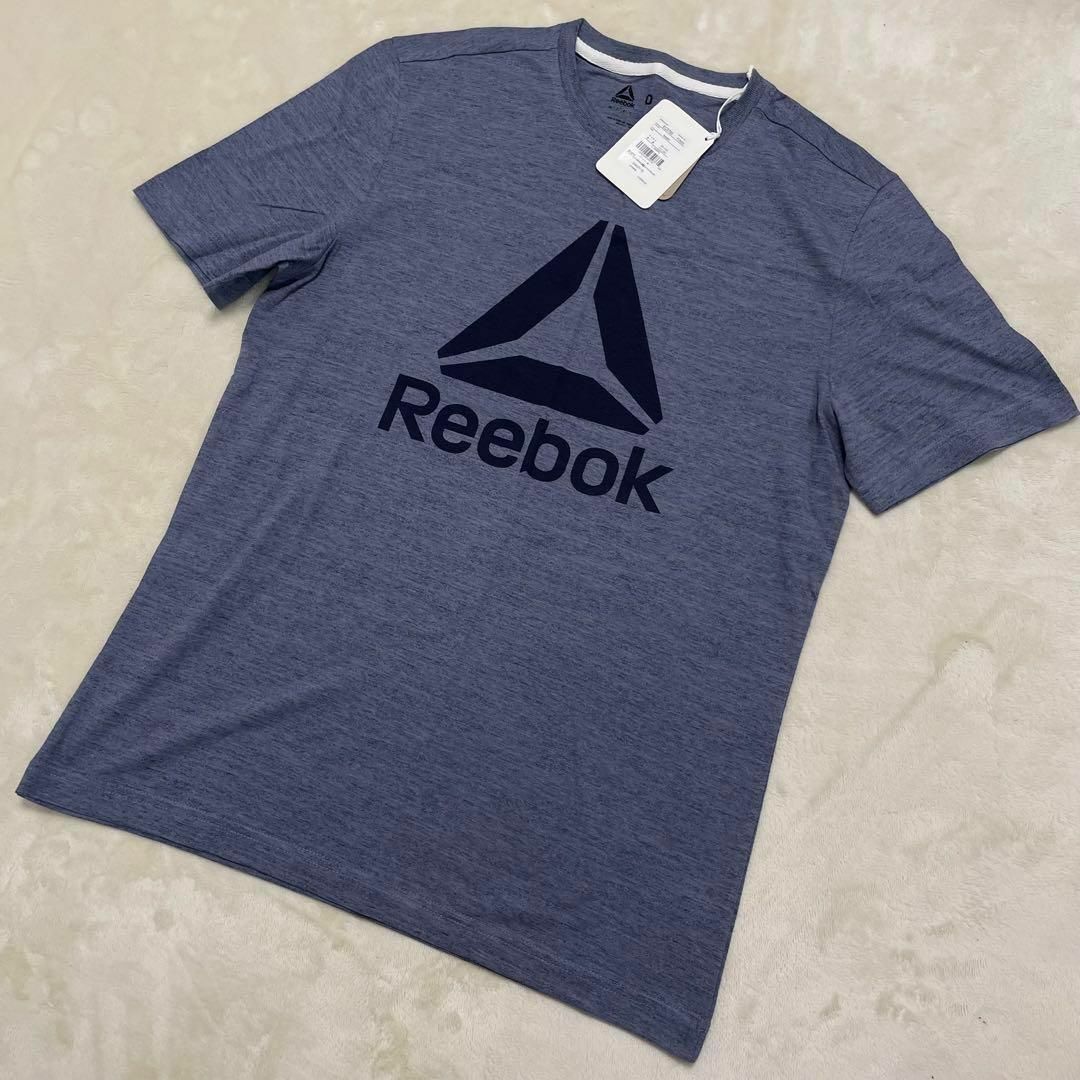 新品未使用タグ付✨廃盤商品✨Reebok Tシャツ　Oサイズ　青　ブルー