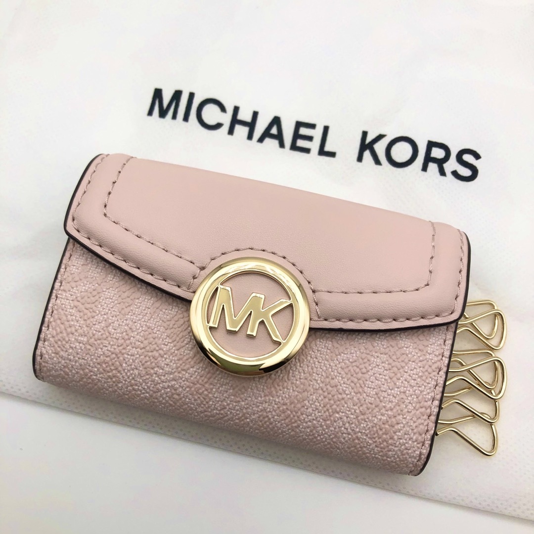 Michael Kors - 【MICHAEL MICHAEL KORS☆新品】キーケース!ピンク