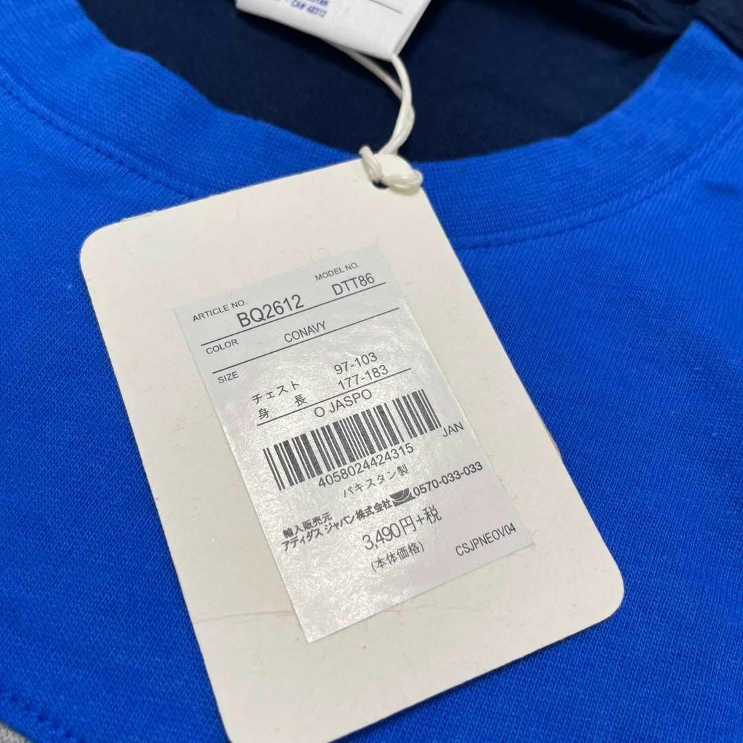 新品未使用タグ付✨廃盤商品✨Reebok Tシャツ　Oサイズ　青　ブルー 3
