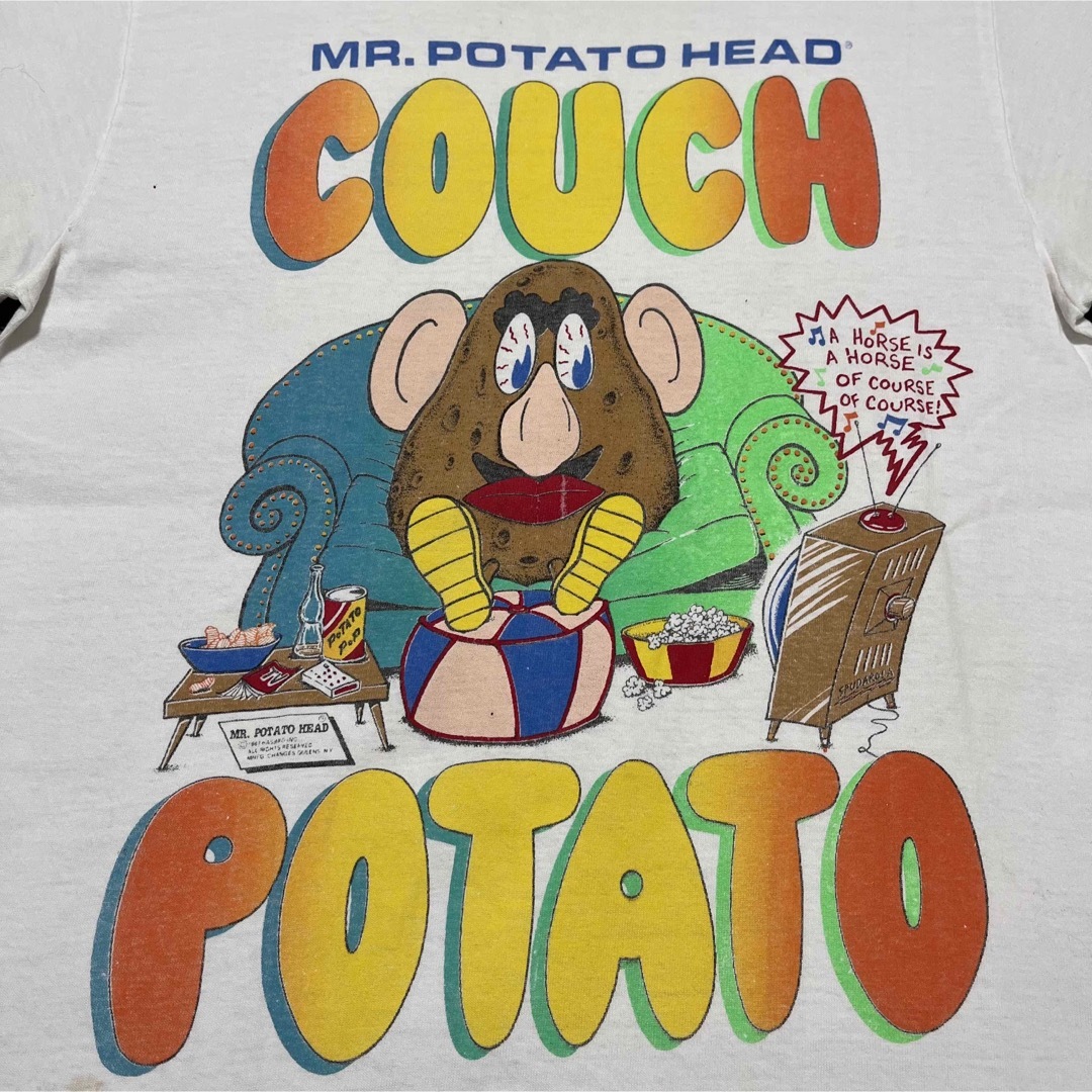90s mr potato head ミスターポテトヘッド tシャツ USA - Tシャツ