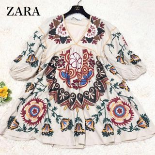 ザラ(ZARA)のみーたん様専用　ZARA(ひざ丈ワンピース)