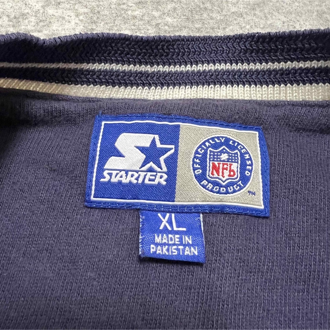 STARTER(スターター)のスターター☆NFL第31回スーパーボウル刺繍ロゴコットンニットライクTシャツ メンズのトップス(Tシャツ/カットソー(半袖/袖なし))の商品写真