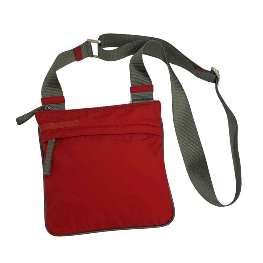 極 美品 希少品 PRADA プラダ プラダスポーツ ロゴ ナイロン ミニ