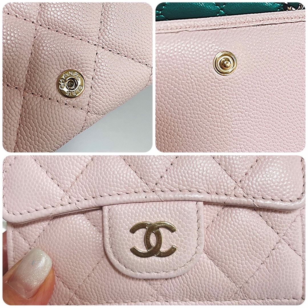 【CHANEL】限定品☆限定カラー完売品☆マトラッセ キャビアスキン人気カラー