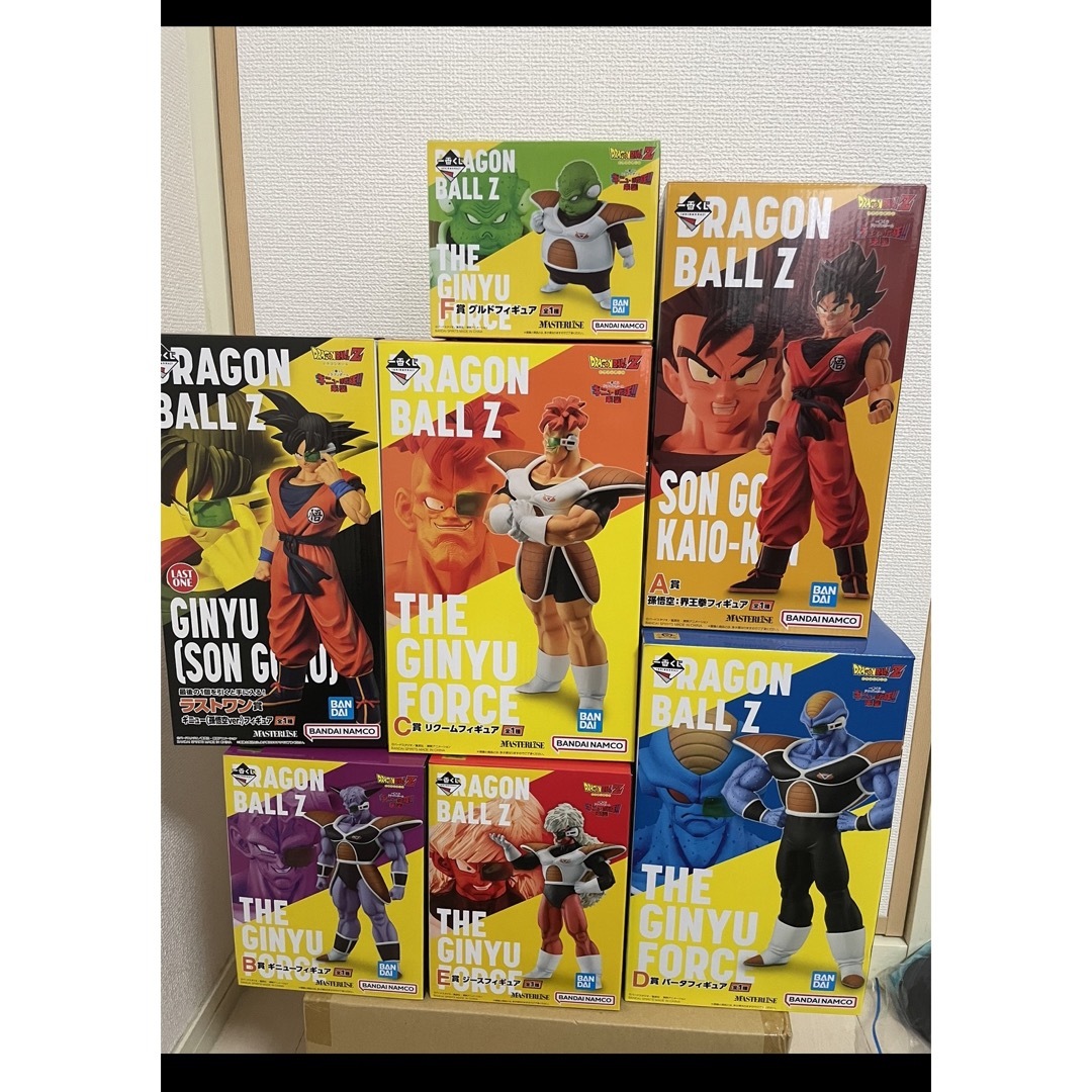 ドラゴンボール一番くじ 来襲ギニュー特戦隊 フィギュアセット-