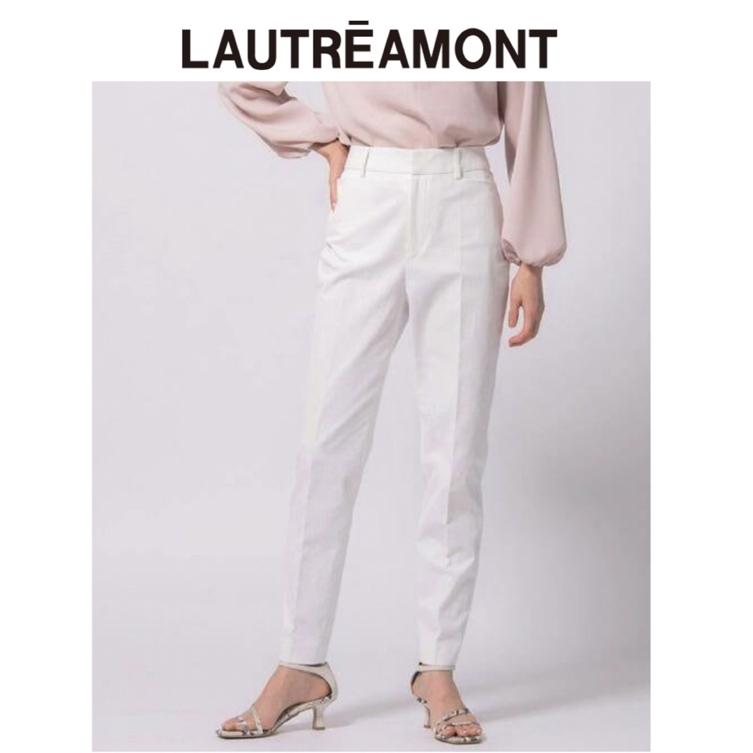 LAUTREAMONT(ロートレアモン)の定価17,600円　リランチェ 定番テーパードパンツ　洗濯機で洗える レディースのパンツ(カジュアルパンツ)の商品写真