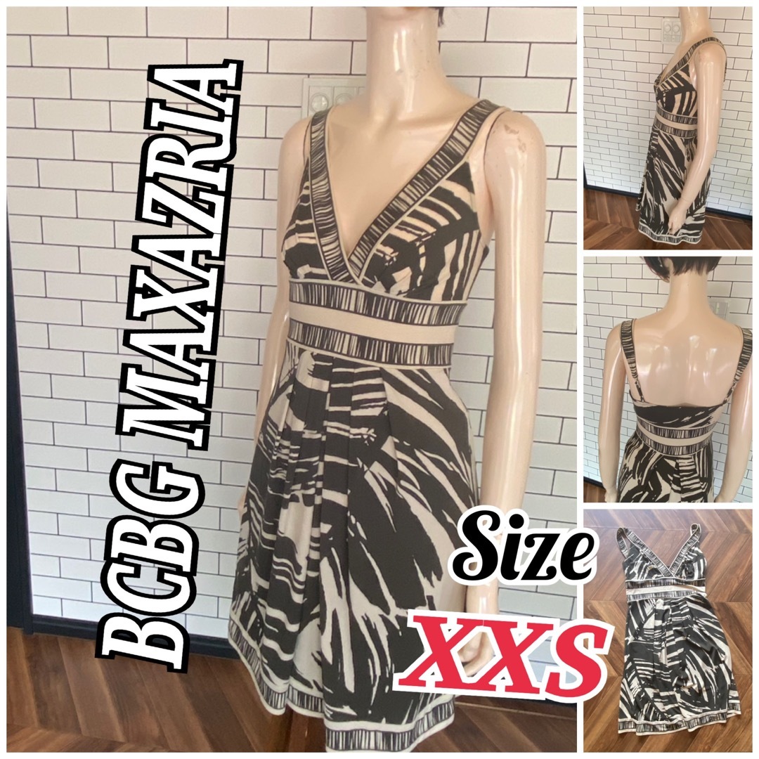 BCBGMAXAZRIA - BCBG Maxazria 美品！オリーブグリーン系リゾート