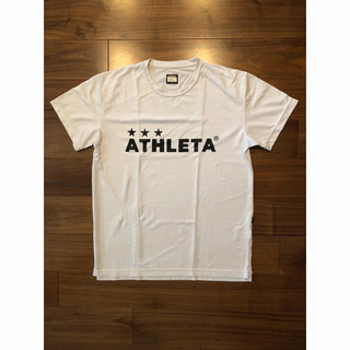 アスレタ(ATHLETA)のアスレタ 半袖プラシャツ ホワイト Ｌ(ウェア)