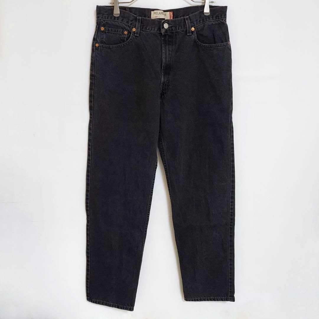 Levi's - 00s W36 Levi's リーバイス550 ブラックデニム パンツ バギー