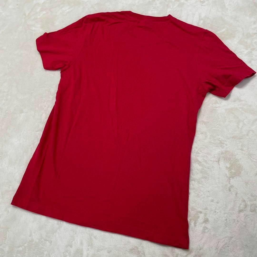 Reebok(リーボック)の極美品✨リーボック　Reebok 半袖　Tシャツ　Lサイズ　赤　レッド レディースのトップス(Tシャツ(半袖/袖なし))の商品写真