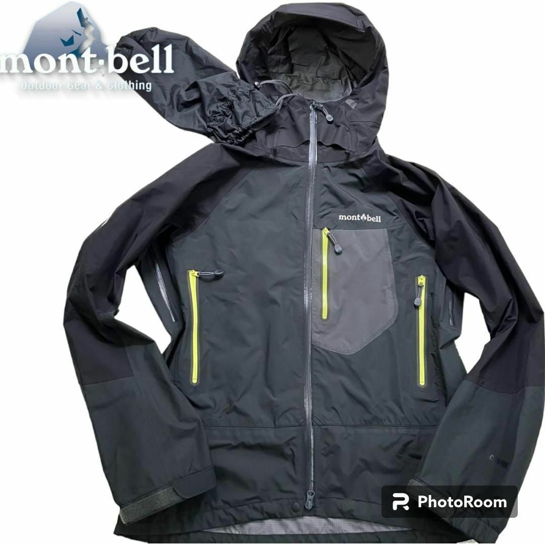 mont bell(モンベル)のモンベル　ダイナアクションパーカ　ブラック　ゴアテックス　L 　ハードシェル スポーツ/アウトドアのアウトドア(登山用品)の商品写真