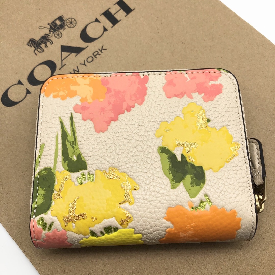 COACH コーチ 財布 ビルフォールドウォレット 黄色