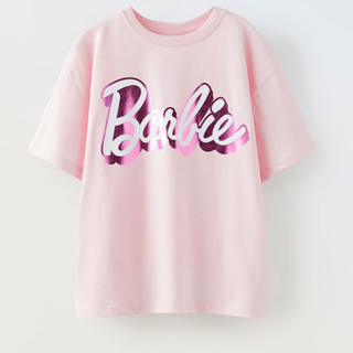 ザラ(ZARA)のZARA Barbie Tシャツ S-M(Tシャツ(半袖/袖なし))
