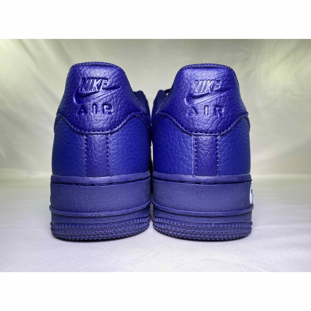 NIKE AIR FORCE 1 07 LTHR NAVY 25.0cm 4