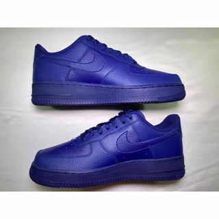 NIKE AIR FORCE 1 07 LTHR NAVY 25.0cm