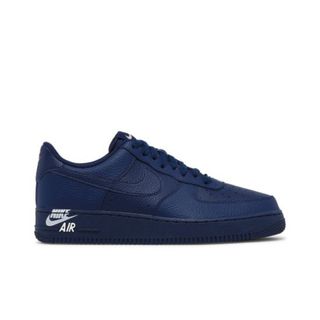 ナイキ(NIKE)のNIKE AIR FORCE 1 07 LTHR NAVY 25.0cm(スニーカー)