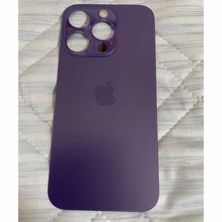 iPhone 14 pro 補修用背面ガラス ディープパープル