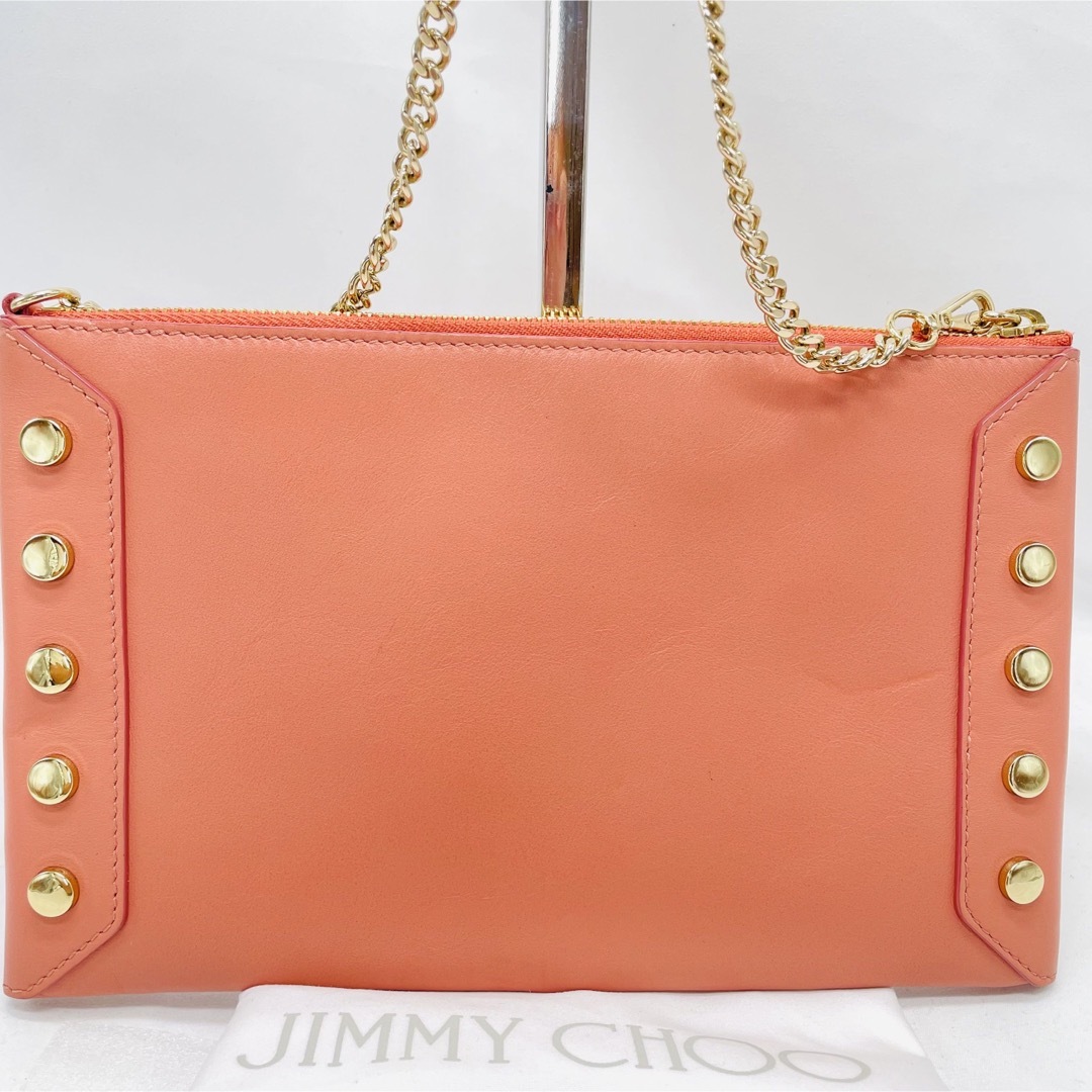 美品　JIMMY CHOO ジミーチュウ　チェーンショルダーバッグ　パーティ