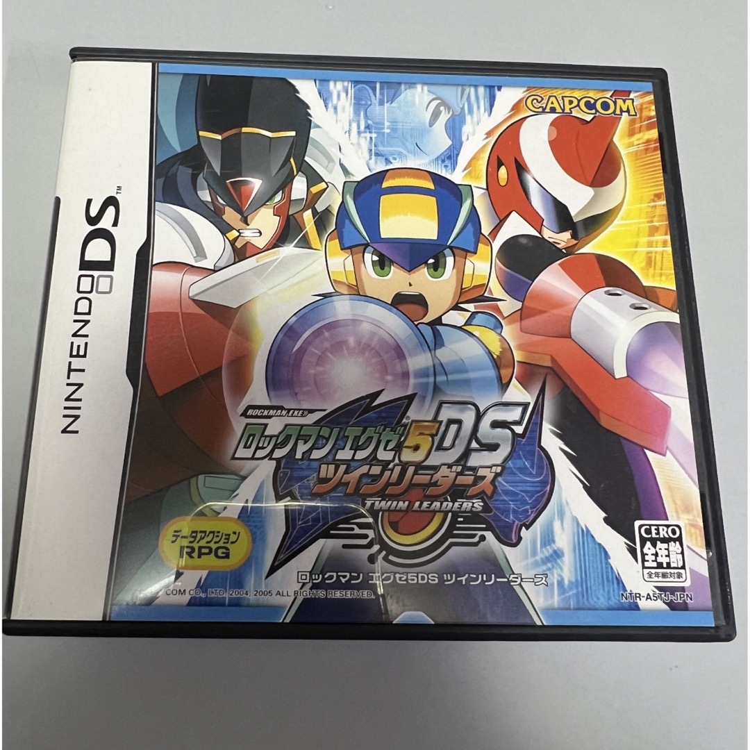 CAPCOM(カプコン)のロックマンエグゼ5 ツインリーダーズ　Nintendo DS用ソフト エンタメ/ホビーのゲームソフト/ゲーム機本体(携帯用ゲームソフト)の商品写真