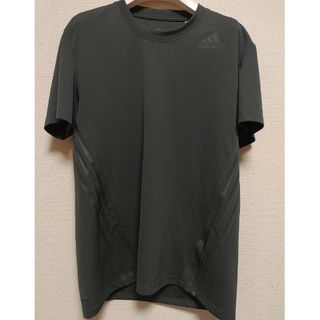 アディダス(adidas)の美品　アディダス　トレーニングTシャツ　グレー　灰色　XL(ウェア)