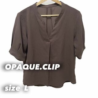 オペークドットクリップ(OPAQUE.CLIP)のデザイントップス(シャツ/ブラウス(半袖/袖なし))