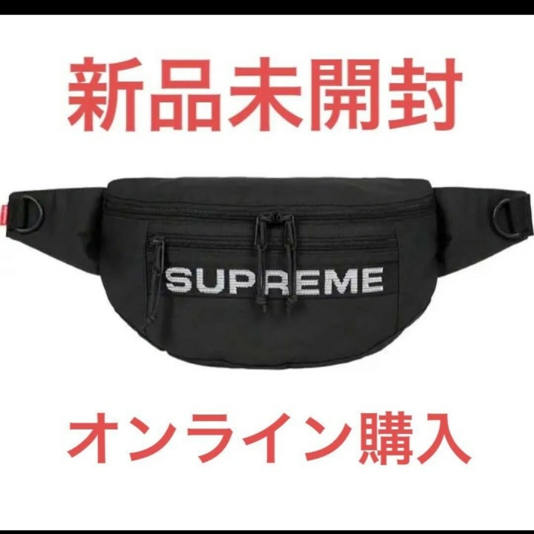 新品未使用】シュプリーム ウエストバッグ ブラック 2019FW-