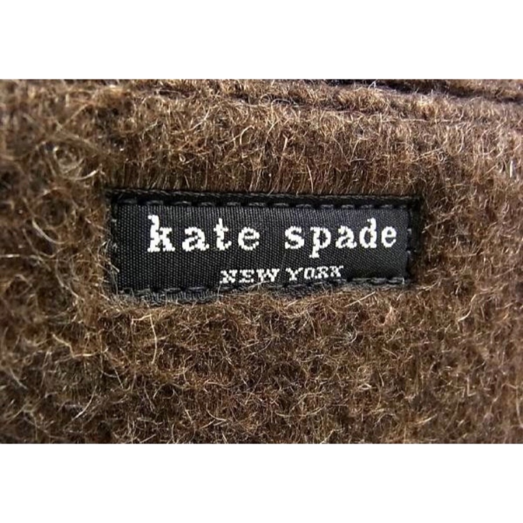 【極美品】kate spade ケイトスペード 起毛素材 ハンドバッグ トート