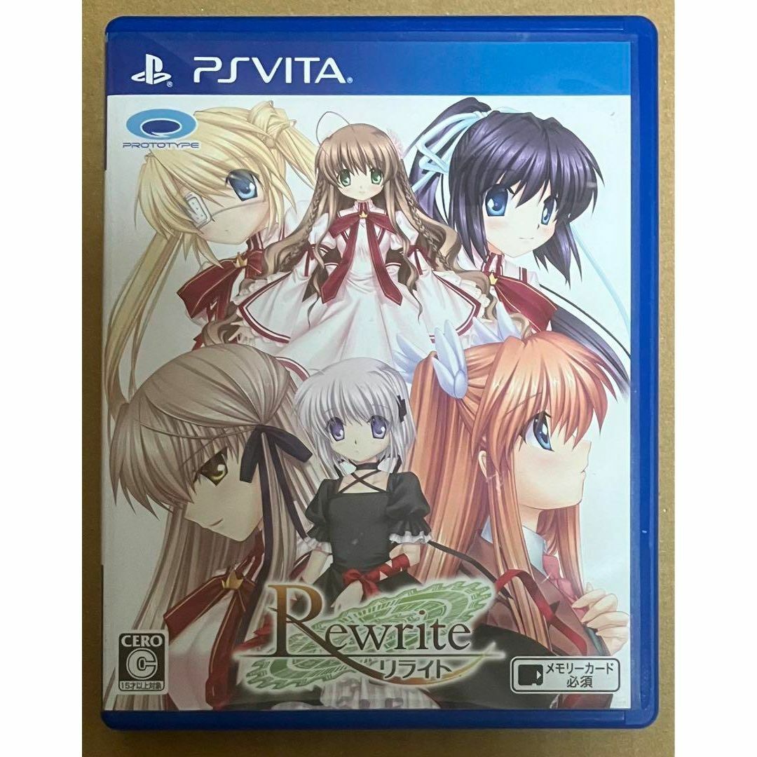 PlayStation(プレイステーション)の Rewrite リライト PS Vita ヴィータ 動作確認済 エンタメ/ホビーのゲームソフト/ゲーム機本体(携帯用ゲームソフト)の商品写真