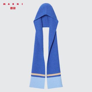 ユニクロ(UNIQLO)のsale!新品タグ付☆UNIQLO×MARUNI☆ポップコーンニットストールB(マフラー/ショール)