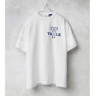 チャンピオン(Champion)の【新品】Champion T-1011 カレッジtシャツ YALE 染み込みロゴ(Tシャツ/カットソー(半袖/袖なし))