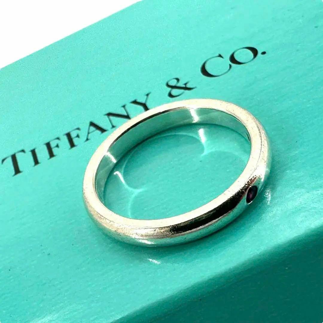 Tiffany&Co. ティファニー スタッキングバンド ルビー 9.5号