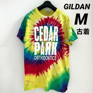 ギルタン(GILDAN)のGILDAN  ギルダン 古着 タイダイ柄 カラフル M(Tシャツ/カットソー(半袖/袖なし))