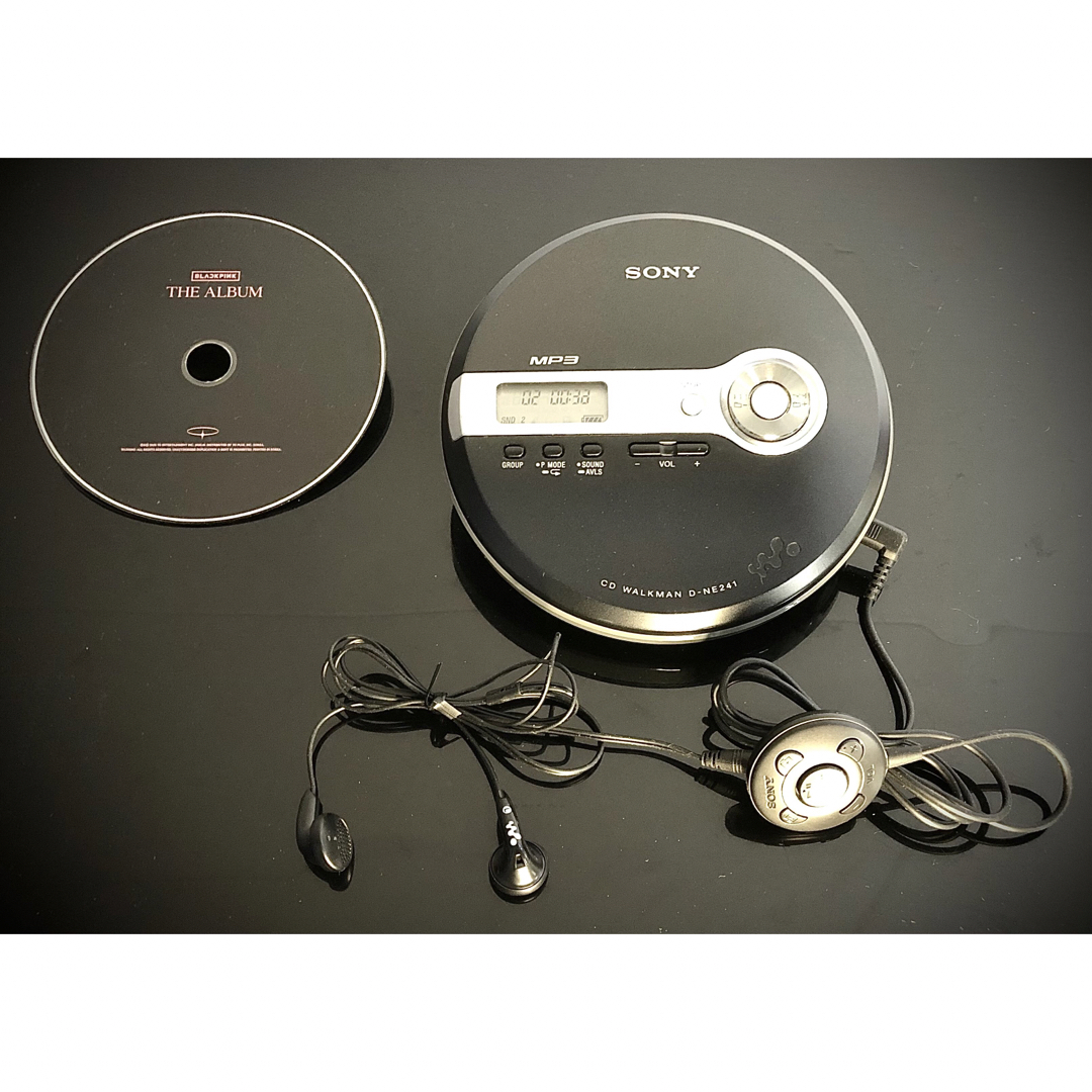 SONY CDプレイヤー、D-NE241 (整備済み、完動美品)オーディオ機器
