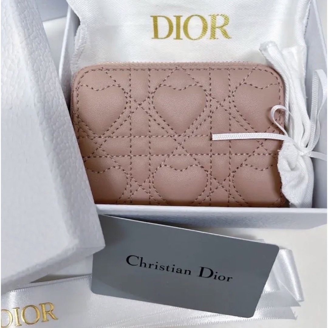 最終値下げ！最安値！限定完売品DIOR❤︎ディオール　ハートカナージュ　ミニ財布