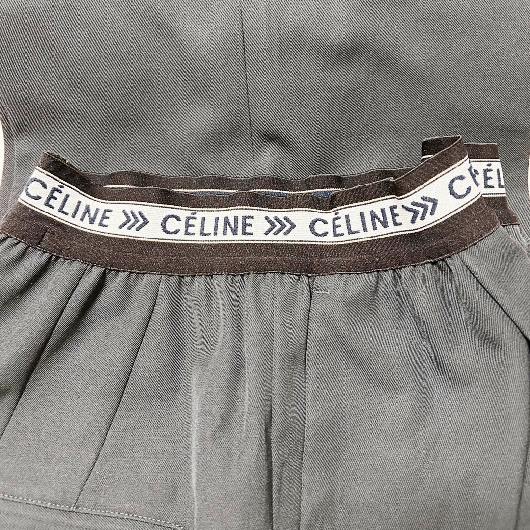 CELINE フィービー期ロゴワイドスラックス