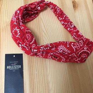 ホリスター(Hollister)の新品 HOLLISTER バンダナガラヘアバンド(ヘアバンド)