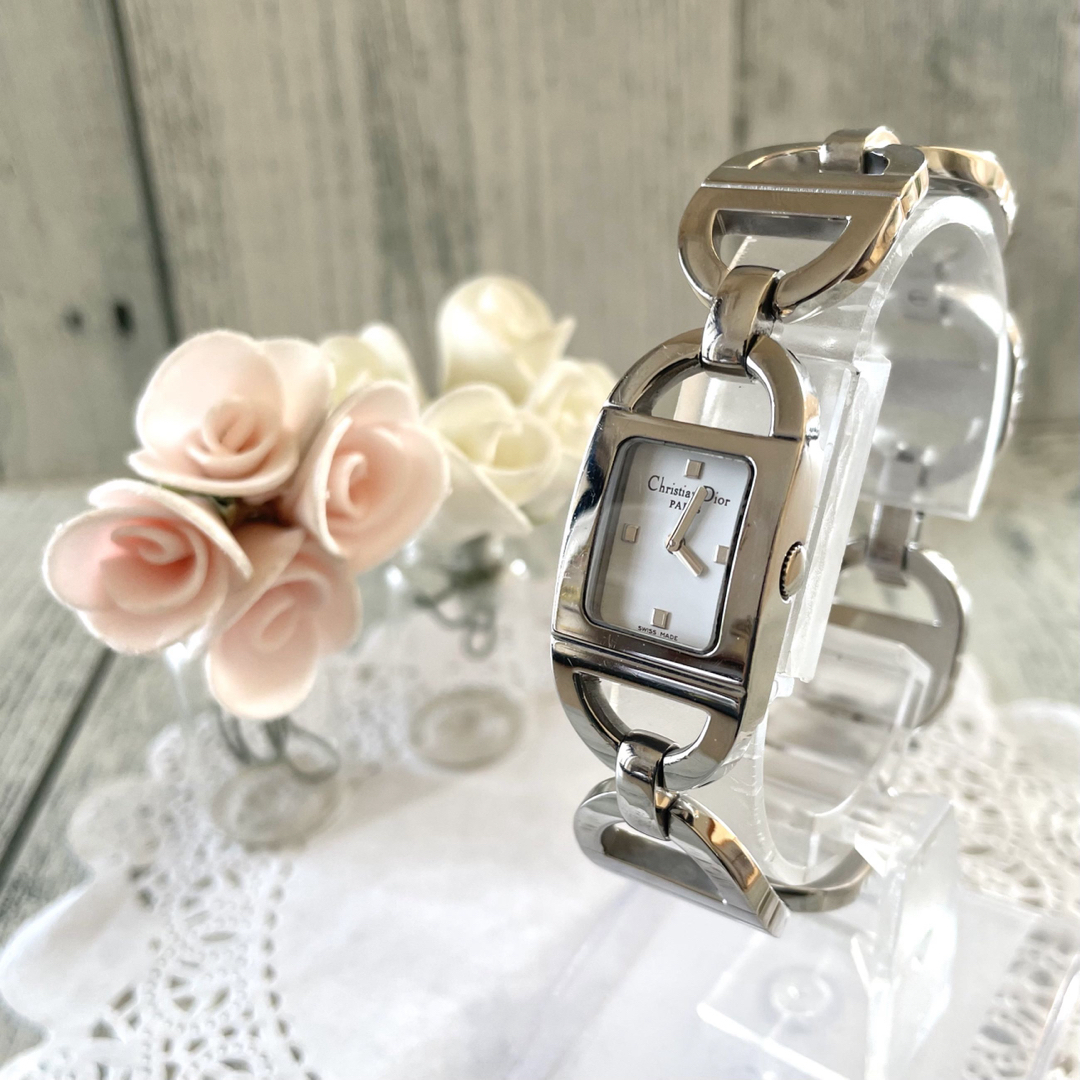 Christian Dior(クリスチャンディオール)の【動作OK】Christian Dior ディオール 腕時計 D78-108 レディースのファッション小物(腕時計)の商品写真