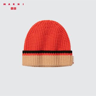 マルニ(Marni)のsale!新品タグ付☆UNIQLO×MARUNI☆ポップコーンニットビーニーO(ニット帽/ビーニー)