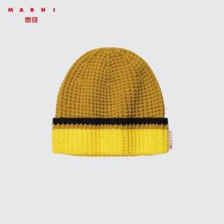 マルニ(Marni)のsale!新品タグ付☆UNIQLO×MARUNI☆ポップコーンニットビーニーY(ニット帽/ビーニー)