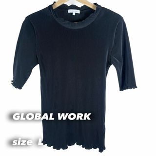 グローバルワーク(GLOBAL WORK)のGLOBAL WORK デザイントップス(Tシャツ(半袖/袖なし))