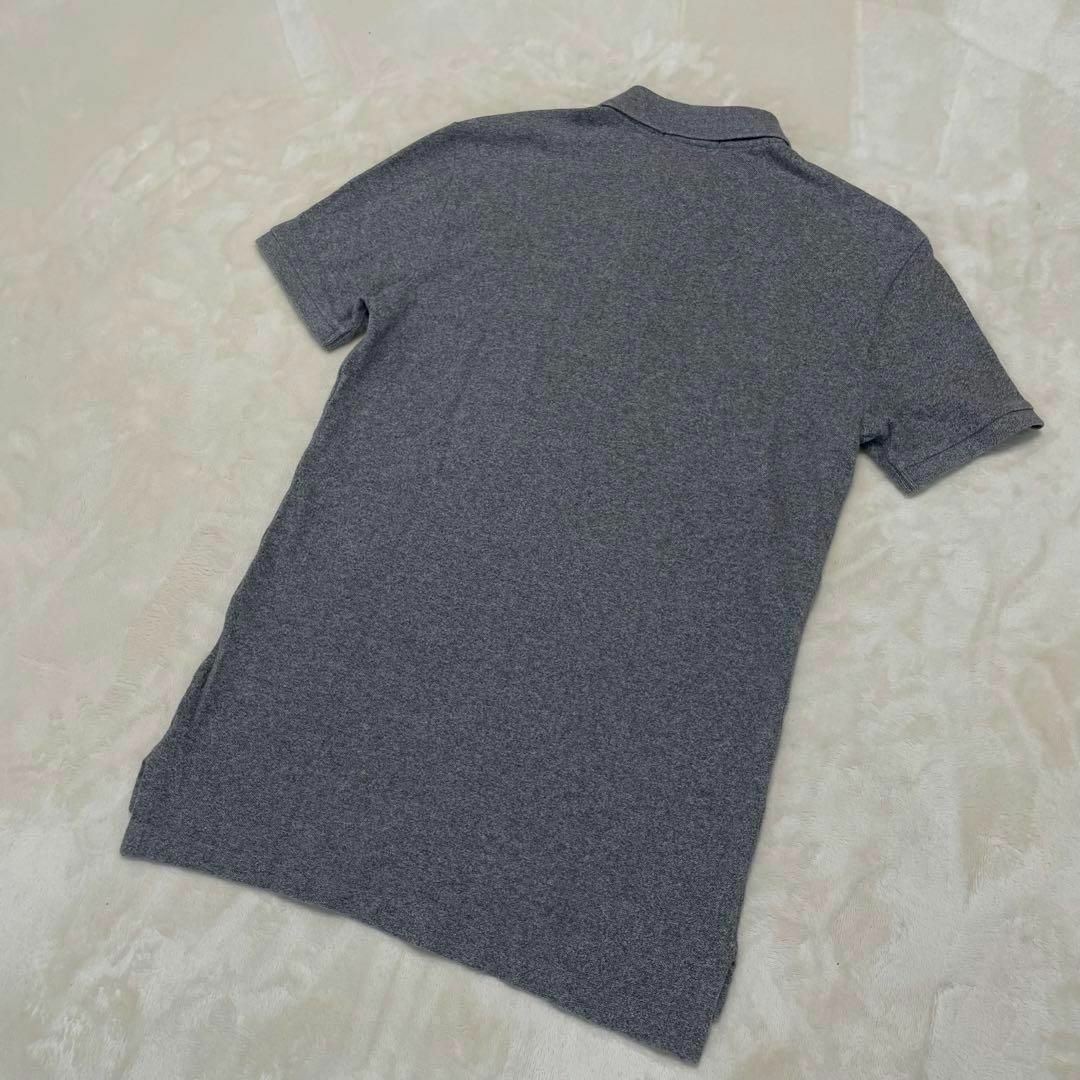 POLO RALPH LAUREN(ポロラルフローレン)の極美品✨ポロラルフローレン　半袖　ポロシャツ　グレー　XSサイズ メンズのトップス(ポロシャツ)の商品写真