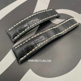 19 737P 22mm BREITLING ブライトリング クロコレザーベルト