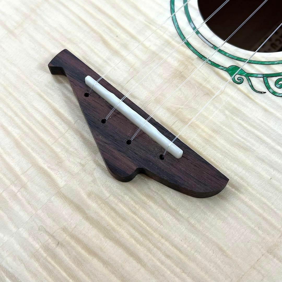 【Acoway ukulele】カナダ産フレイムメイプルのエレキ・ウクレレ 2