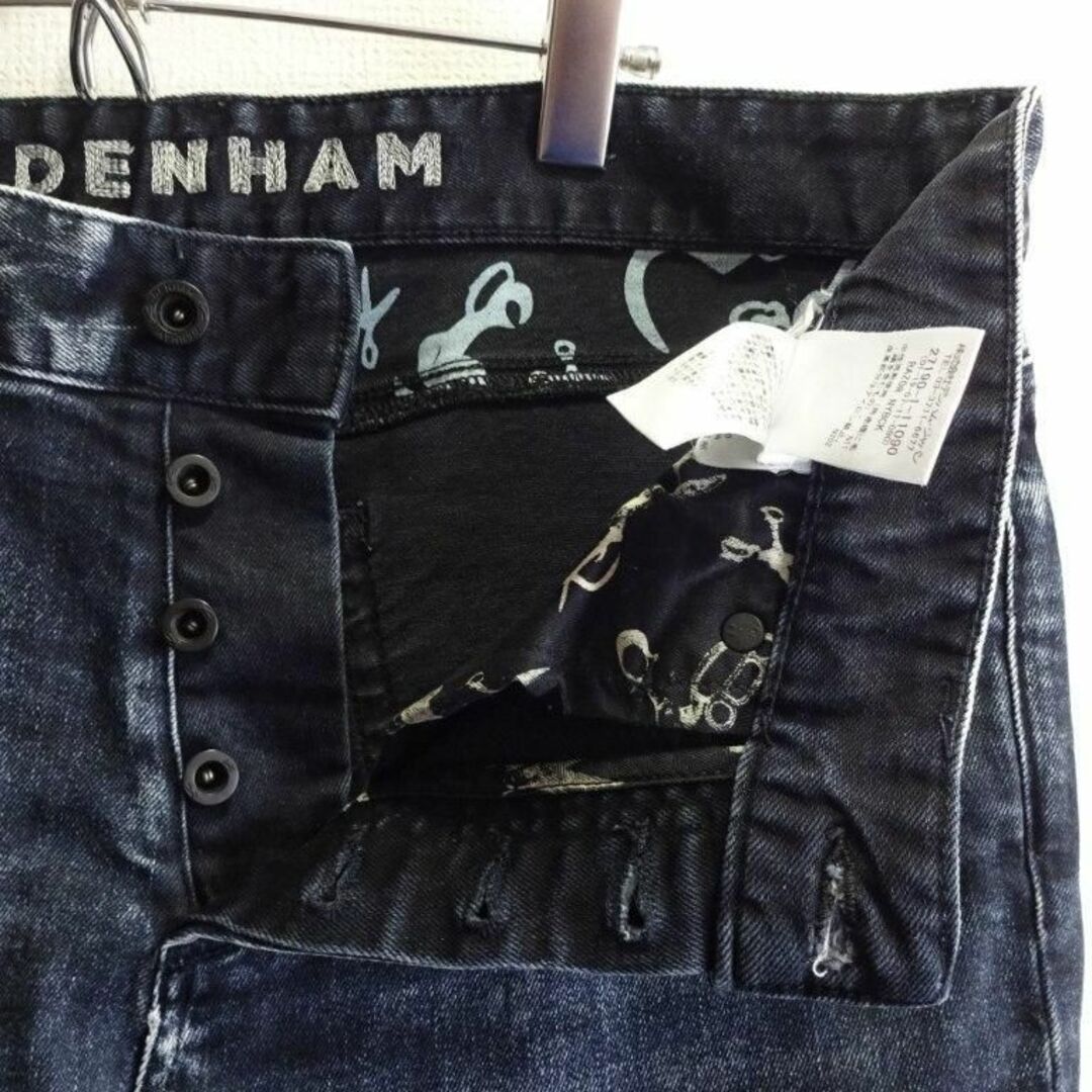 DENHAM RAZOR W92cm スリムフィットデニム 強ストレッチ 濃紺-eastgate.mk