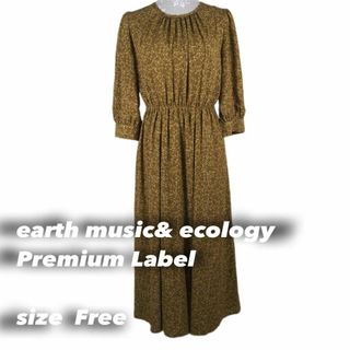 アースミュージックアンドエコロジー(earth music & ecology)のearth music&ecology premium Label ワンピース(ロングワンピース/マキシワンピース)