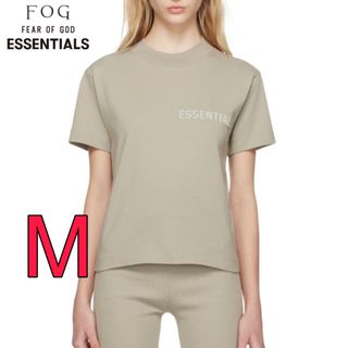 フィアオブゴッド(FEAR OF GOD)のFOG エッセンシャルズ Tシャツ グレー M ラバー ロゴ(Tシャツ/カットソー(半袖/袖なし))