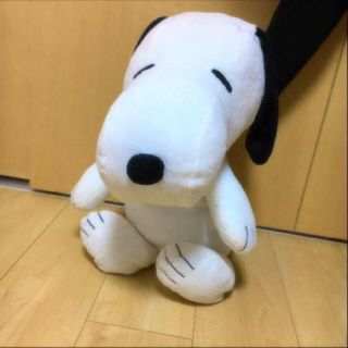 スヌーピー(SNOOPY)のセット新品！やわらかいスヌーピーグランドジャンボ 巻きつきウインター ２個セット(ぬいぐるみ)